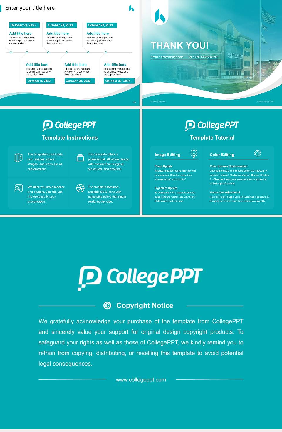 Kettering College Lecture Sharing and Networking Event PPT Template4:3 ratio PPT effect preview image4