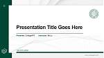 Lake Erie College Thesis Proposal/Graduation Defense PPT Template