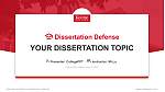 Keene State College Graduation Thesis Defense PPT Template