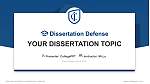 Ithaca College학위 논문 방어PPT 템플릿