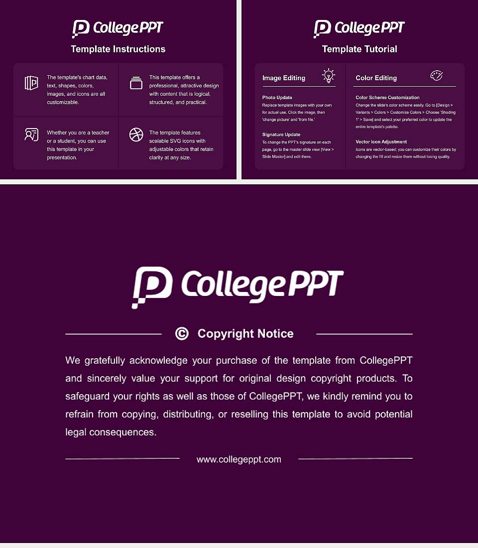 Kuyper College Academic Presentation/Research Findings Report PPT Template4:3 ratio PPT effect preview image5