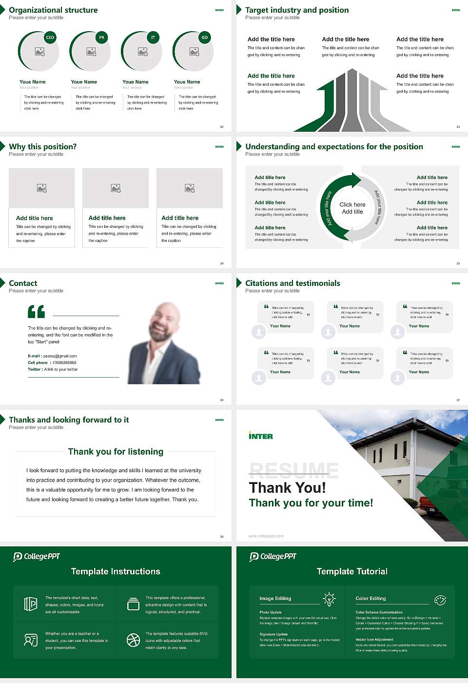 Inter American University of Puerto Rico-School of Aeronautics Resume PPT Template16:9 ratio PPT effect preview image4