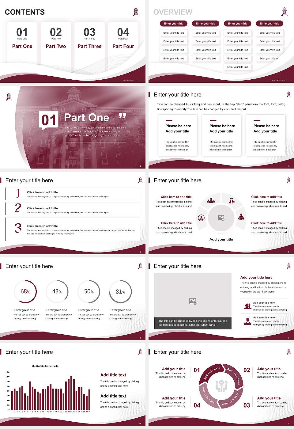 Kutztown University of Pennsylvania Lecture Sharing and Networking Event PPT Template16:9 ratio PPT effect preview image2