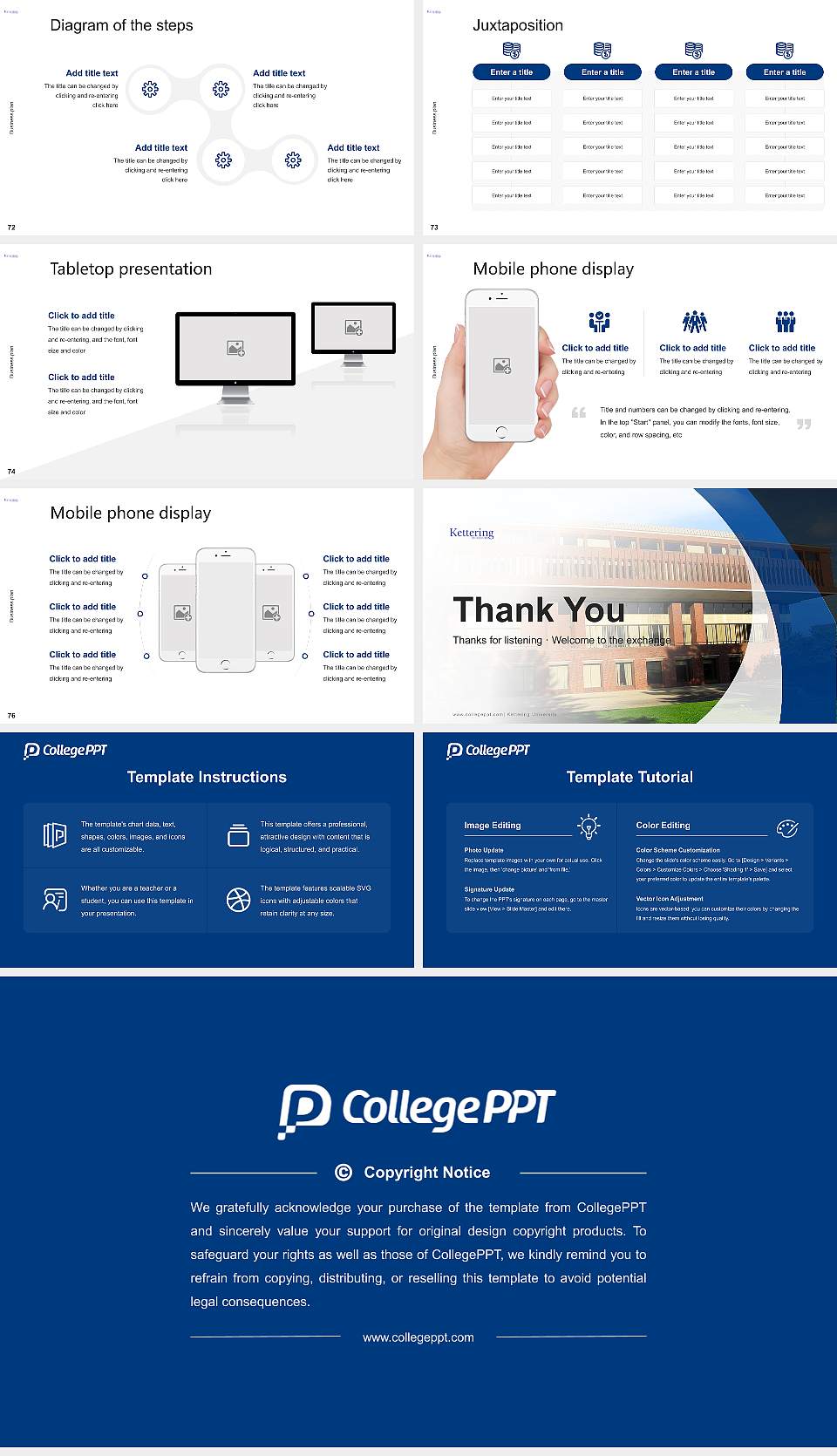 Kettering University Competition/Entrepreneurship Contest PPT Template16:9 ratio PPT effect preview image9