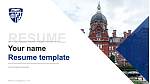 Johns Hopkins University Resume PPT Template