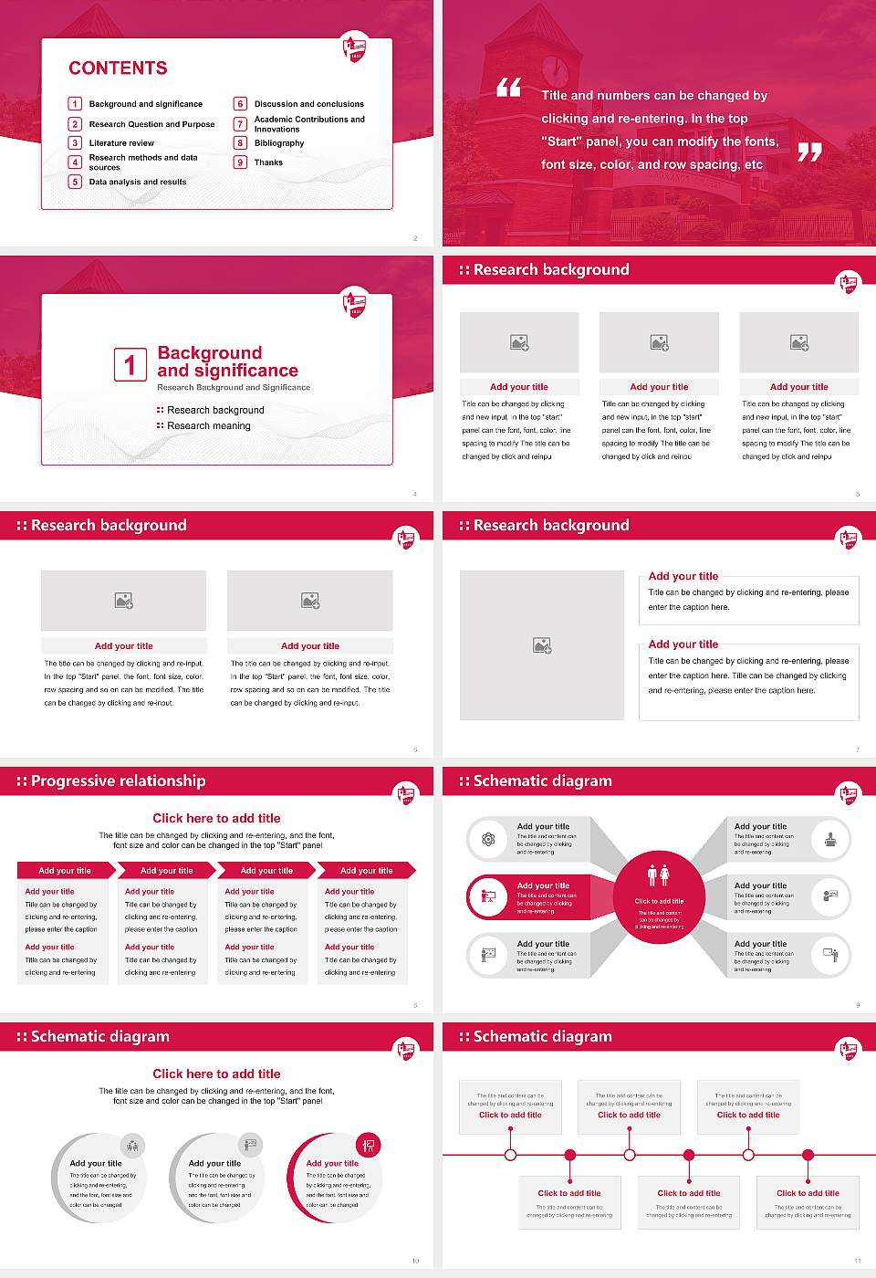 Lagrange College Graduation Thesis Defense PPT Template16:9 ratio PPT effect preview image2
