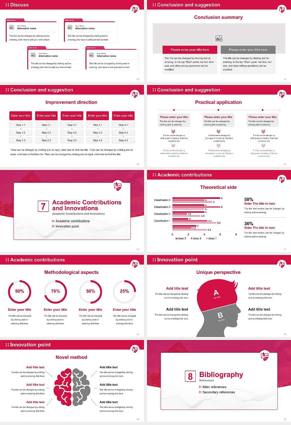 Lagrange College Graduation Thesis Defense PPT Template16:9 ratio PPT effect preview image6