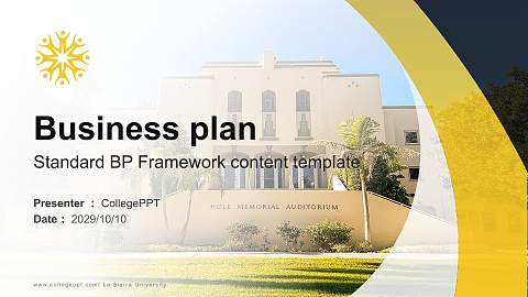 La Sierra University Competition/Entrepreneurship Contest PPT Template
