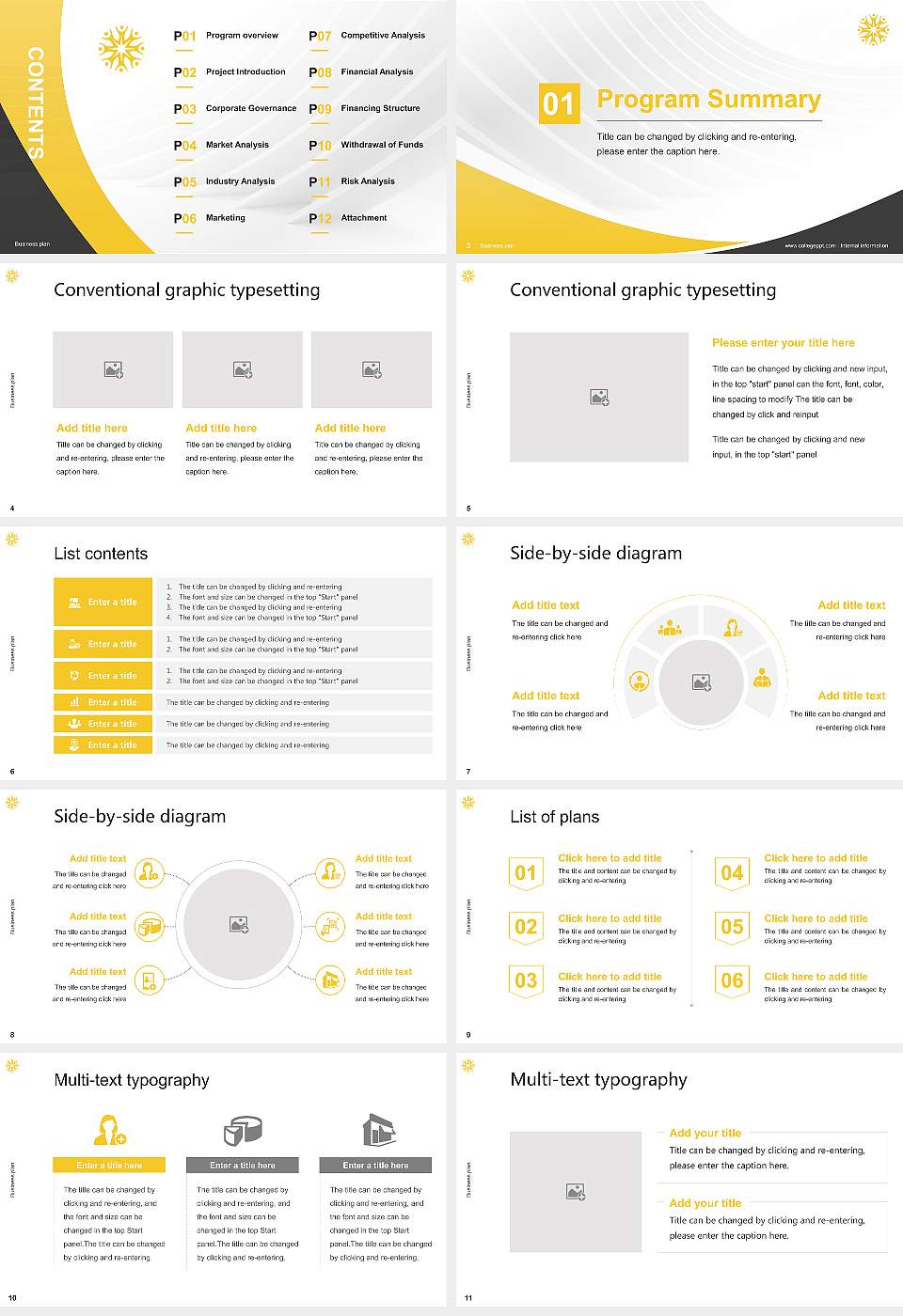 La Sierra University Competition/Entrepreneurship Contest PPT Template16:9 ratio PPT effect preview image2