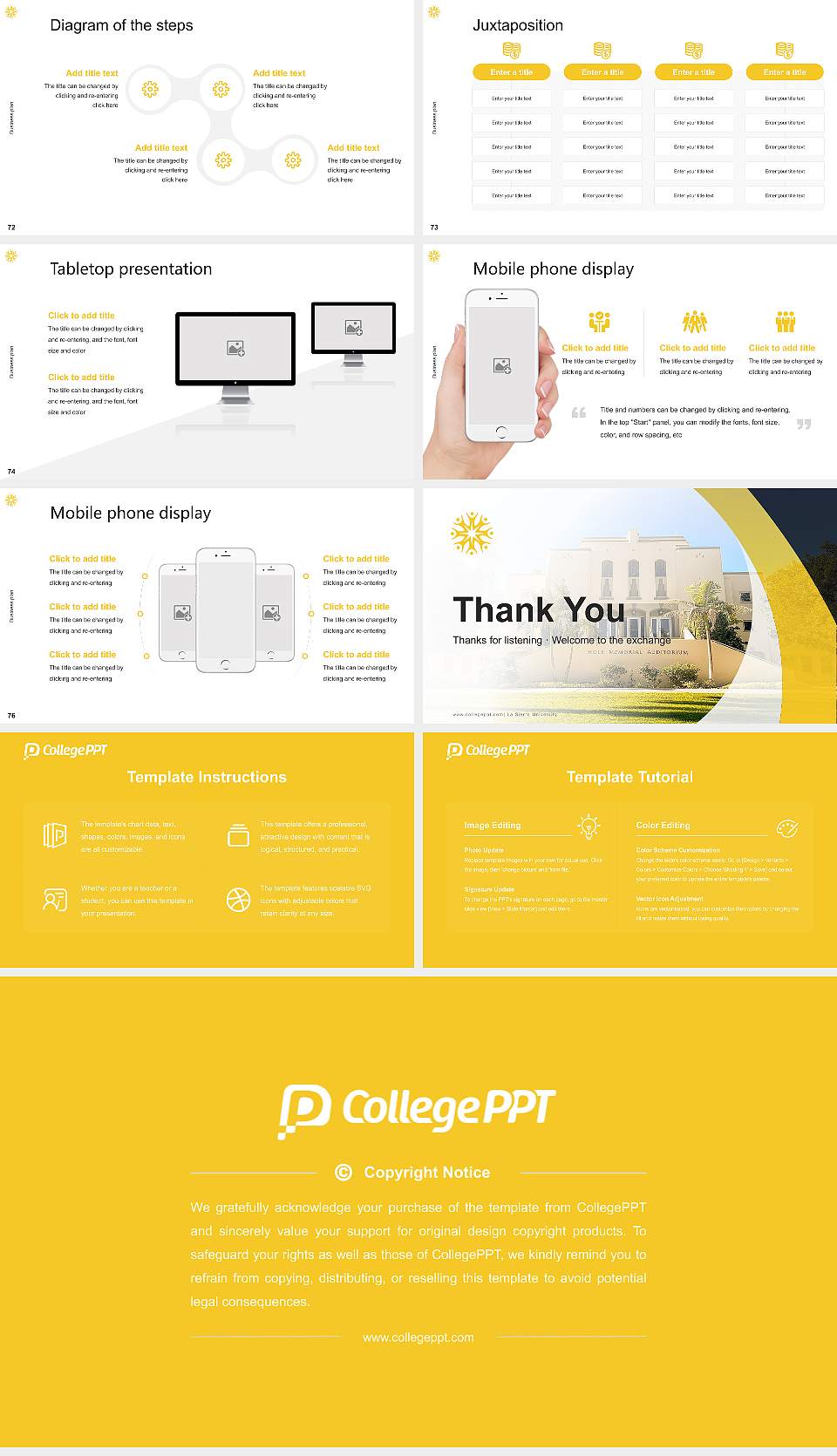 La Sierra University Competition/Entrepreneurship Contest PPT Template16:9 ratio PPT effect preview image9