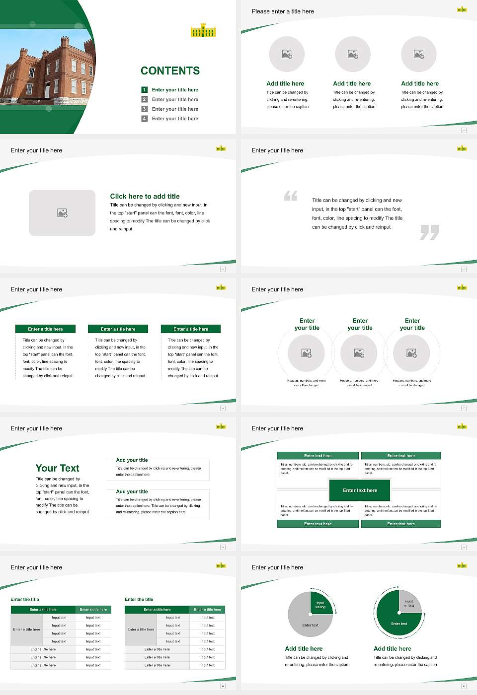 Kentucky State University Course/Courseware Creation PPT Template16:9 ratio PPT effect preview image2