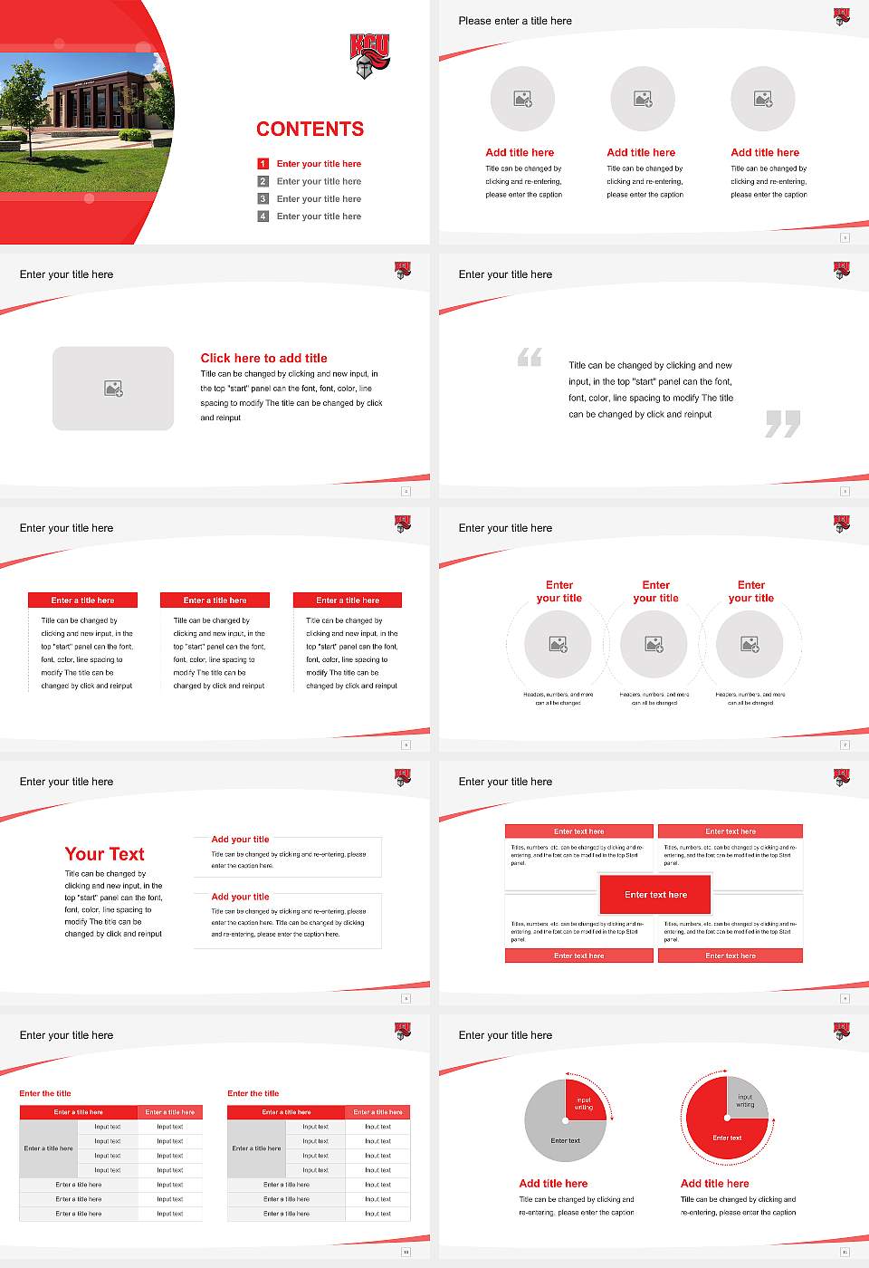 Kentucky Christian University Course/Courseware Creation PPT Template16:9 ratio PPT effect preview image2