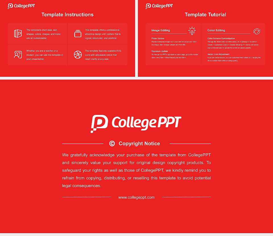 Kentucky Christian University Course/Courseware Creation PPT Template16:9 ratio PPT effect preview image5