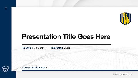 Johnson C Smith University Thesis Proposal/Graduation Defense PPT Template