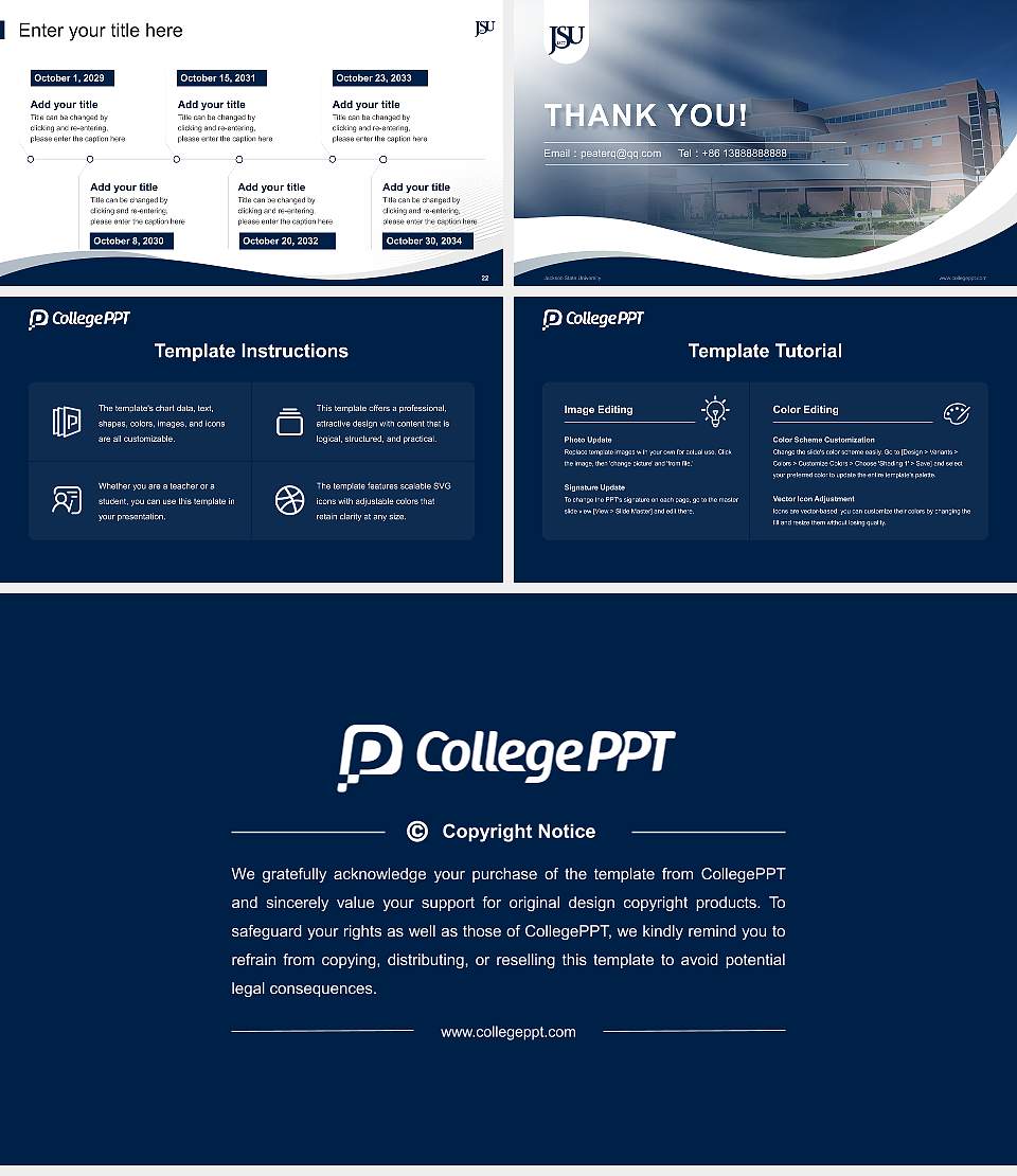 Jackson State University Lecture Sharing and Networking Event PPT Template16:9 ratio PPT effect preview image4