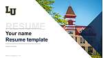 Lakeland University Resume PPT Template