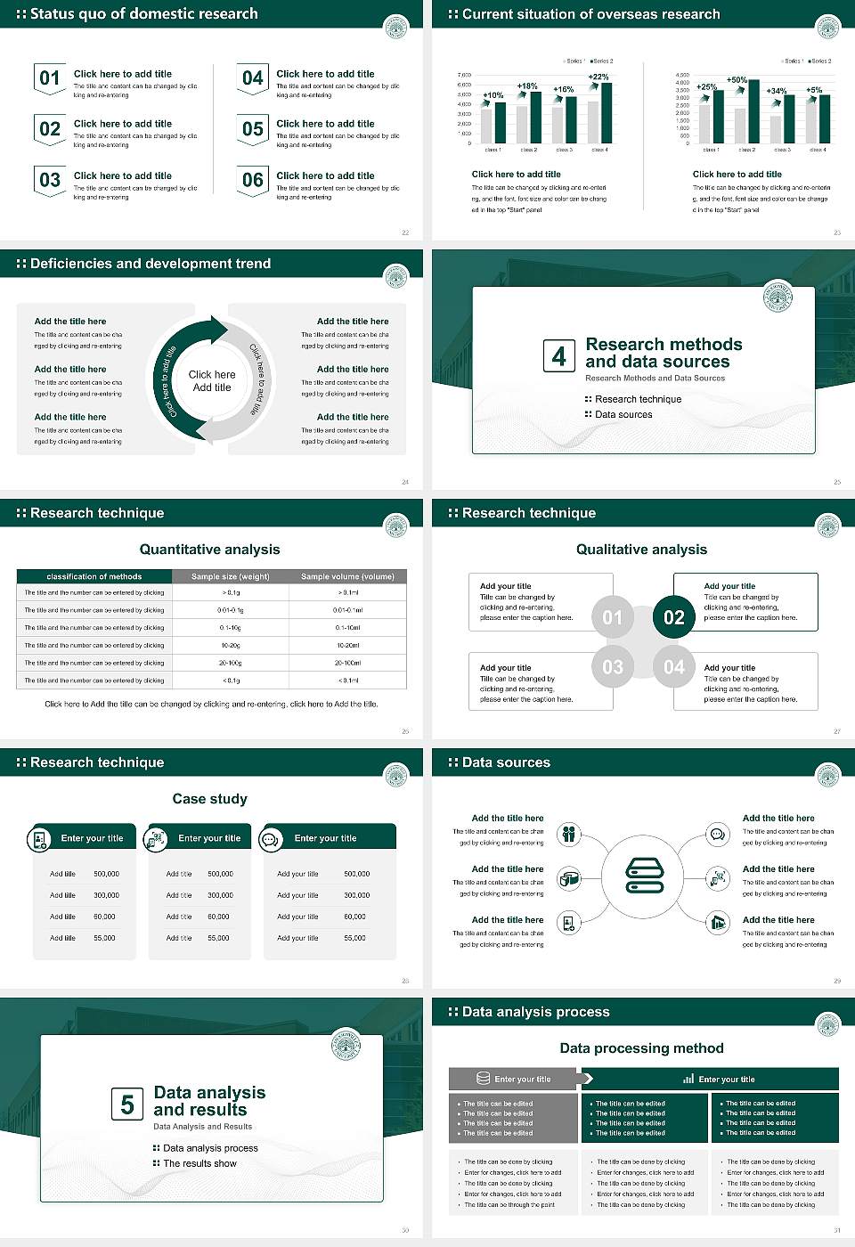 Jacksonville University Graduation Thesis Defense PPT Template16:9 ratio PPT effect preview image4