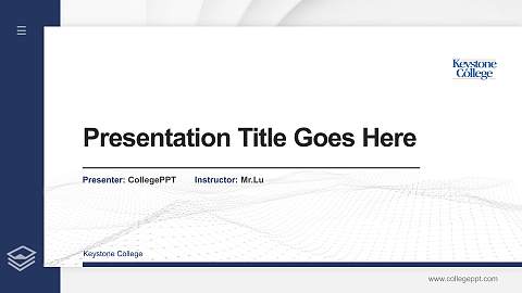 Keystone College Thesis Proposal/Graduation Defense PPT Template