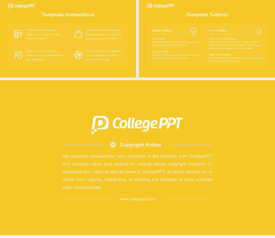 La Sierra University Course/Courseware Creation PPT Template16:9 ratio PPT effect preview image5