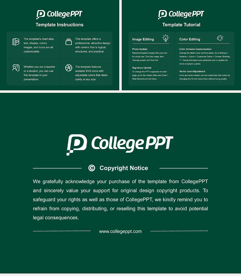 Lake Erie College Academic Presentation/Research Findings Report PPT Template4:3 ratio PPT effect preview image5