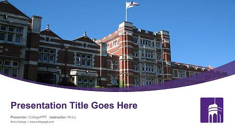 Knox College Course/Courseware Creation PPT Template
