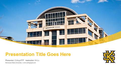 Kennesaw State University Course/Courseware Creation PPT Template