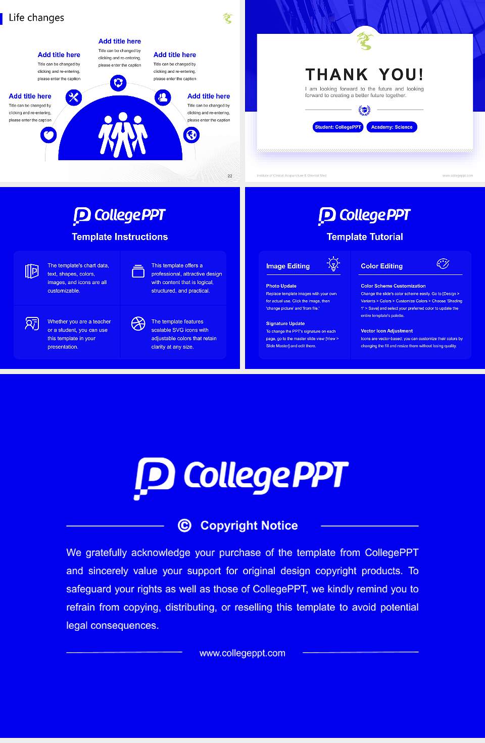 Institute of Clinical Acupuncture & Oriental Med National Scholarship Defense PPT Template4:3 ratio PPT effect preview image4