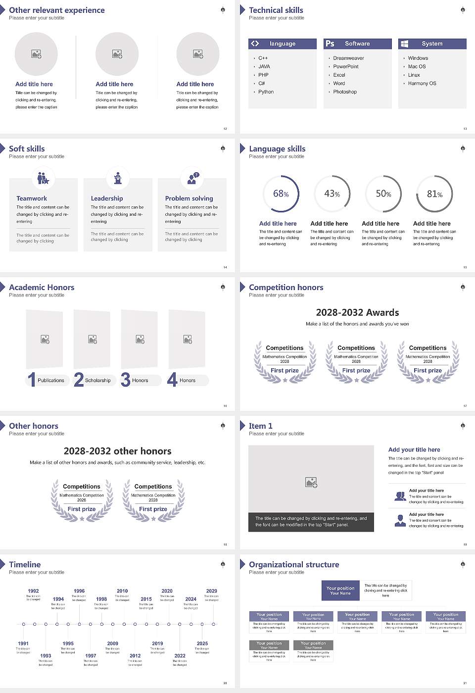Institute of Buddhist Studies Resume PPT Template16:9 ratio PPT effect preview image3