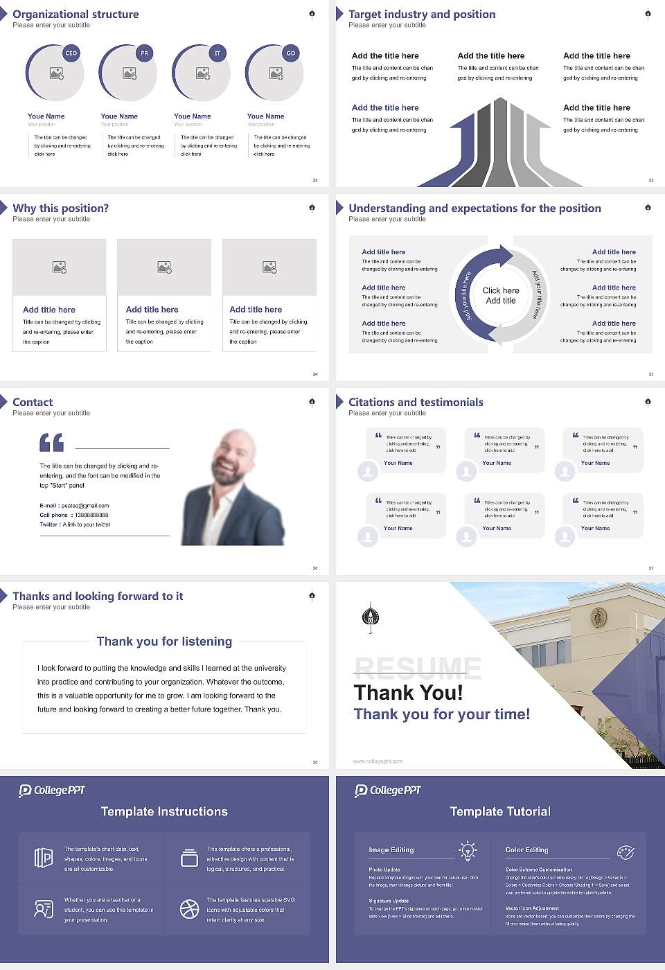 Institute of Buddhist Studies Resume PPT Template16:9 ratio PPT effect preview image4