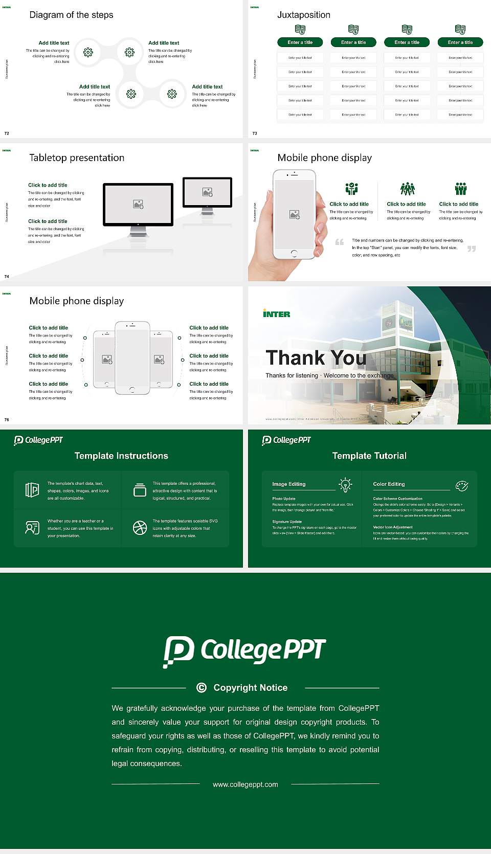 Inter American University of Puerto Rico-Arecibo Competition/Entrepreneurship Contest PPT Template16:9 ratio PPT effect preview image9