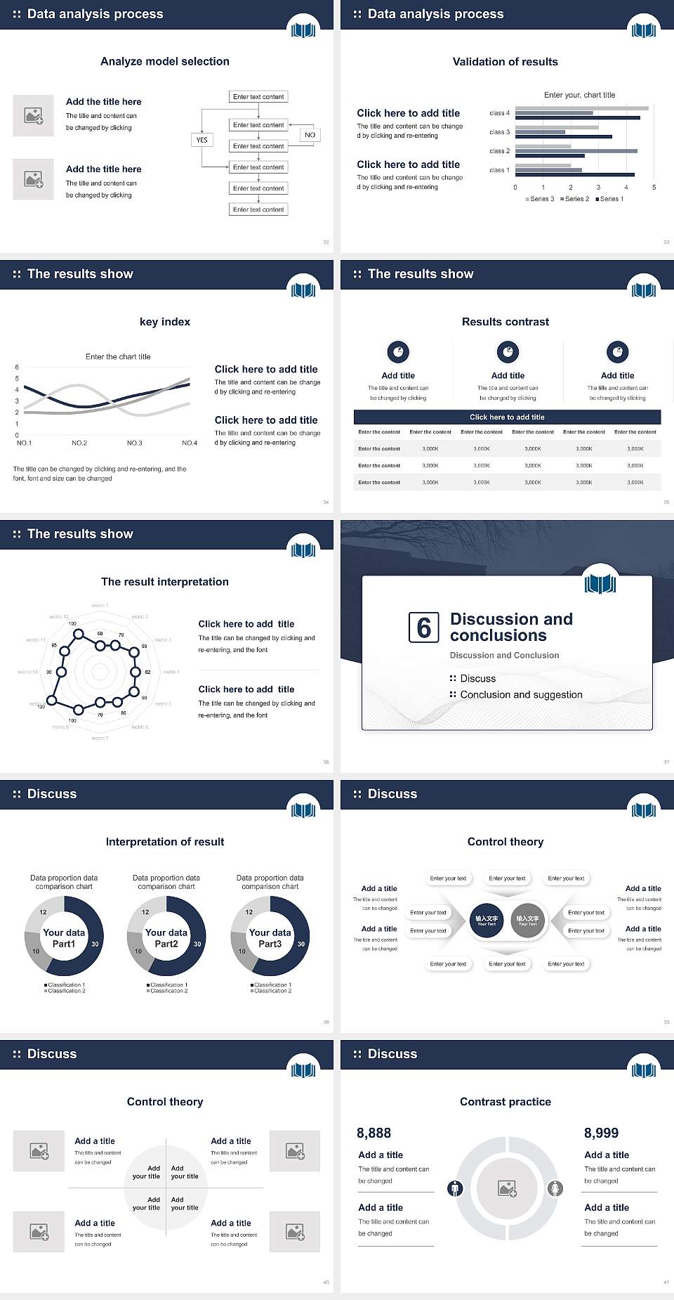 Institute for Clinical Social Work Graduation Thesis Defense PPT Template4:3 ratio PPT effect preview image5