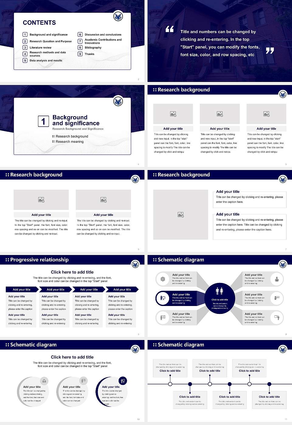Institute of World Politics Graduation Thesis Defense PPT Template16:9 ratio PPT effect preview image2