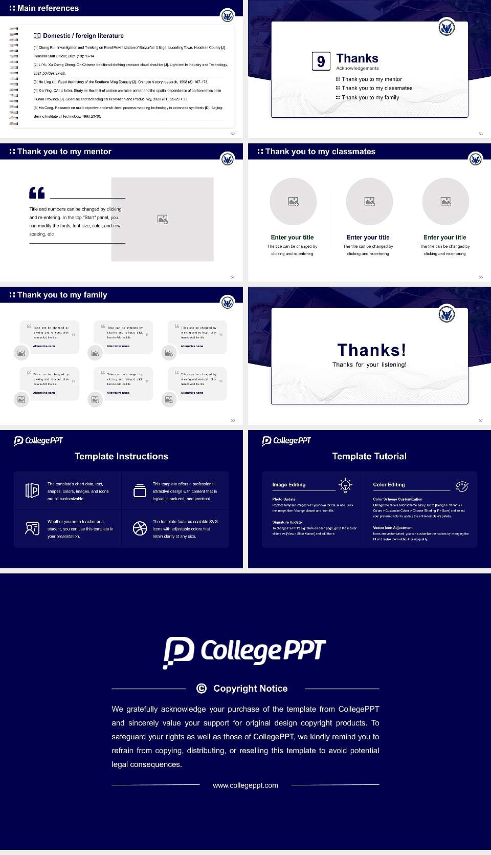 Institute of World Politics Graduation Thesis Defense PPT Template16:9 ratio PPT effect preview image7