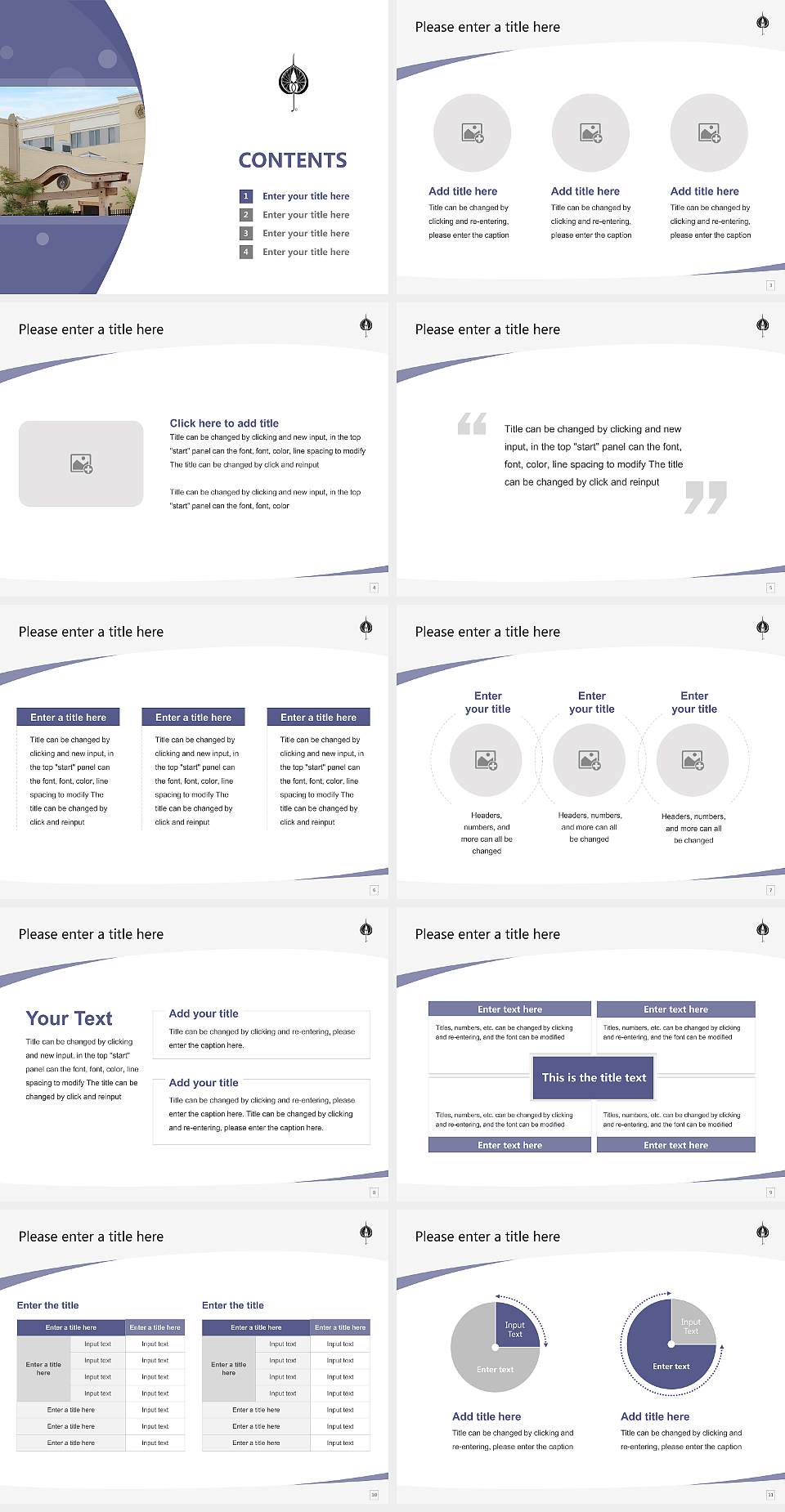 Institute of Buddhist Studies Course/Courseware Creation PPT Template4:3 ratio PPT effect preview image2