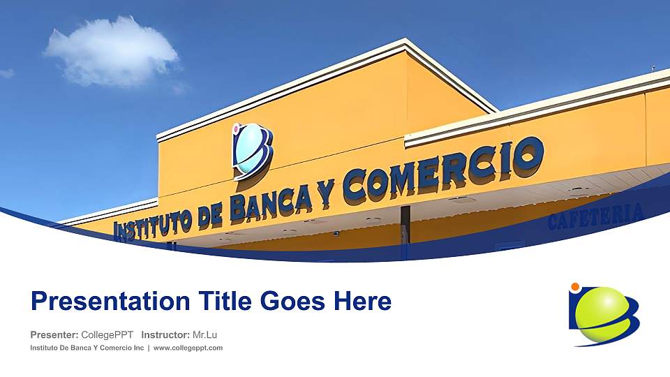 Instituto De Banca Y Comercio Inc Course/Courseware Creation PPT Template16:9 ratio PPT effect preview image