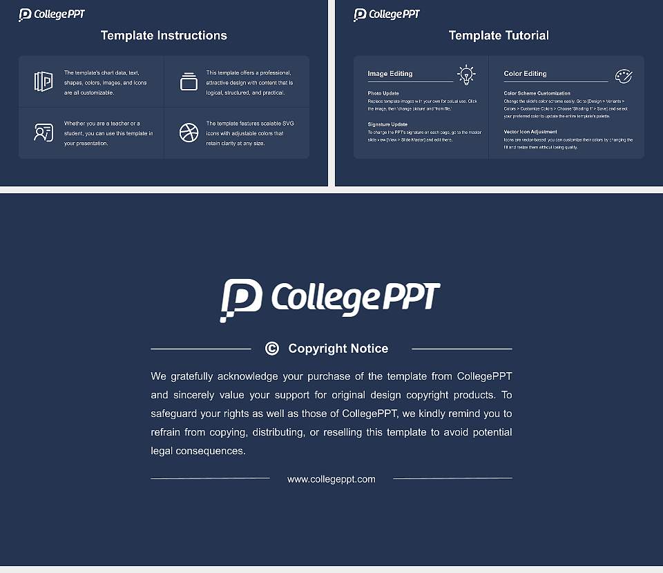 Institute for Clinical Social Work Academic Presentation/Research Findings Report PPT Template16:9 ratio PPT effect preview image5