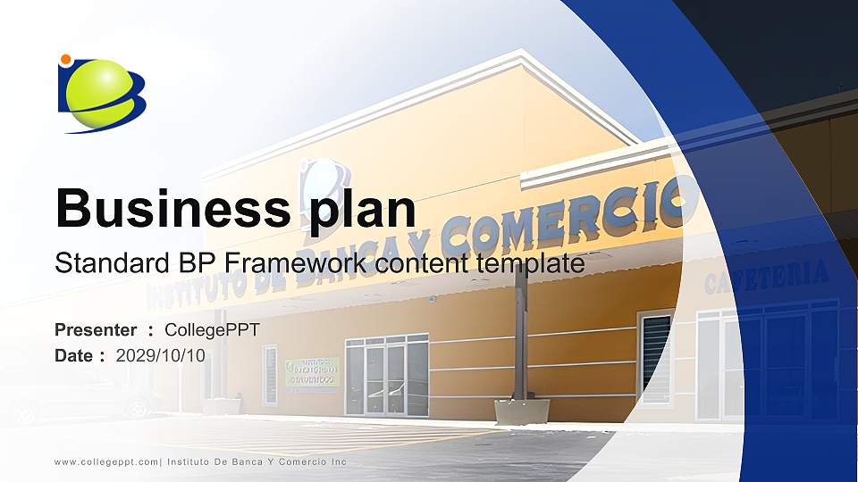 Instituto De Banca Y Comercio Inc Competition/Entrepreneurship Contest PPT Template16:9 ratio PPT effect preview image