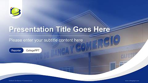 Instituto De Banca Y Comercio Inc Lecture Sharing and Networking Event PPT Template