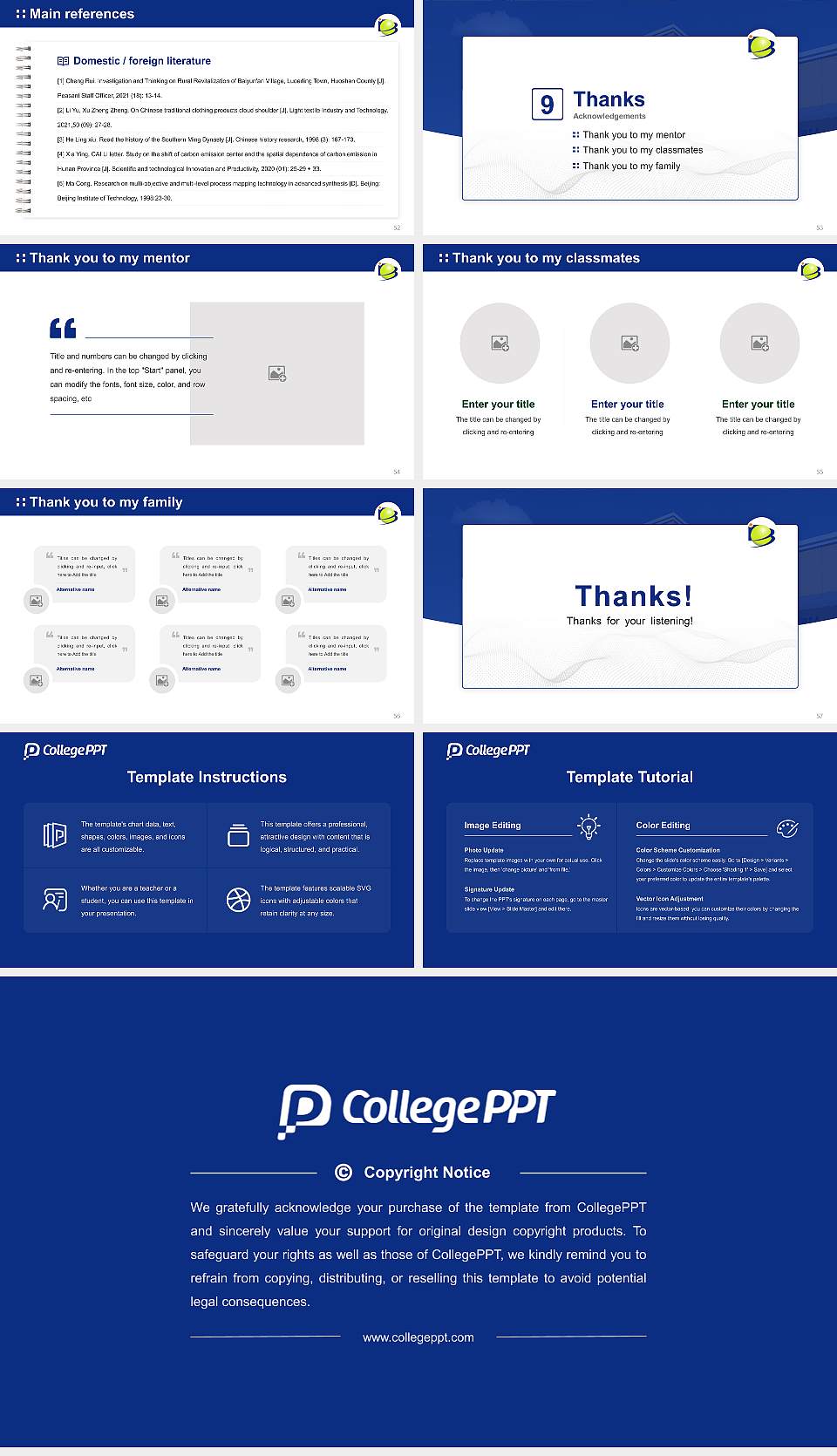 Instituto De Banca Y Comercio Inc Graduation Thesis Defense PPT Template16:9 ratio PPT effect preview image7