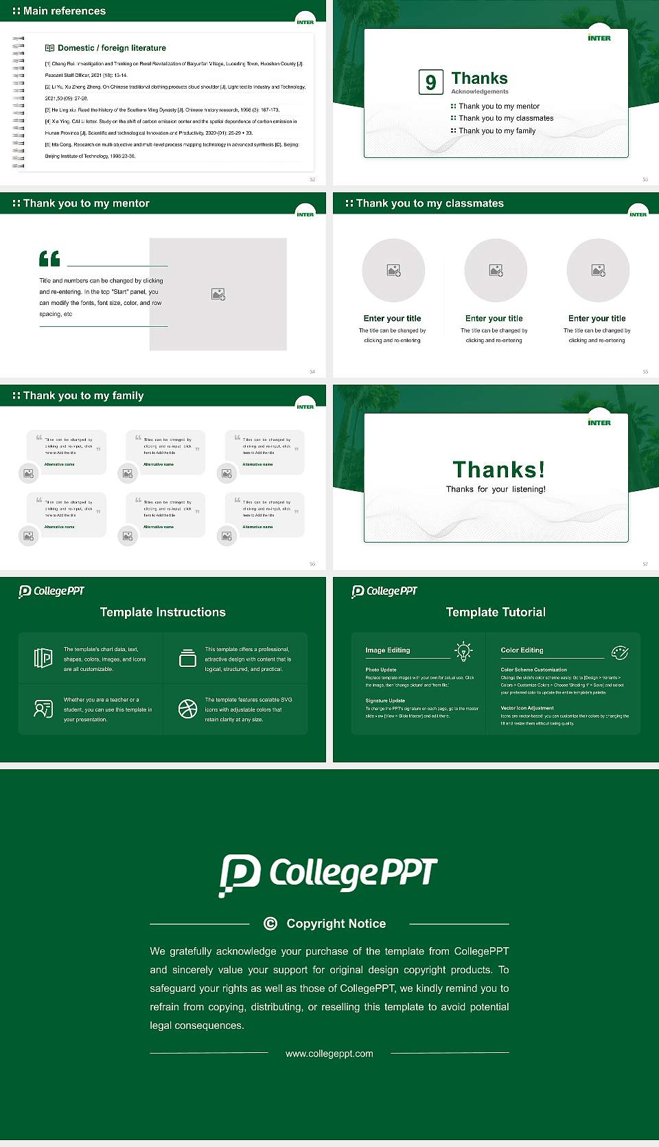 Inter American University of Puerto Rico-Bayamon Graduation Thesis Defense PPT Template16:9 ratio PPT effect preview image7