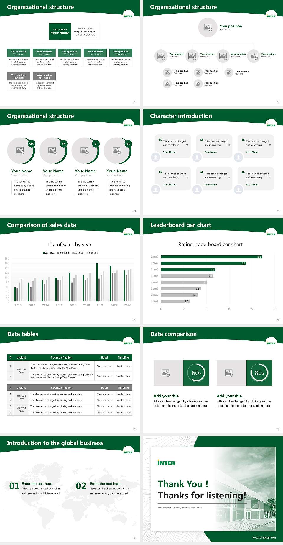 Inter American University of Puerto Rico-Ponce Academic Presentation/Research Findings Report PPT Template4:3 ratio PPT effect preview image4