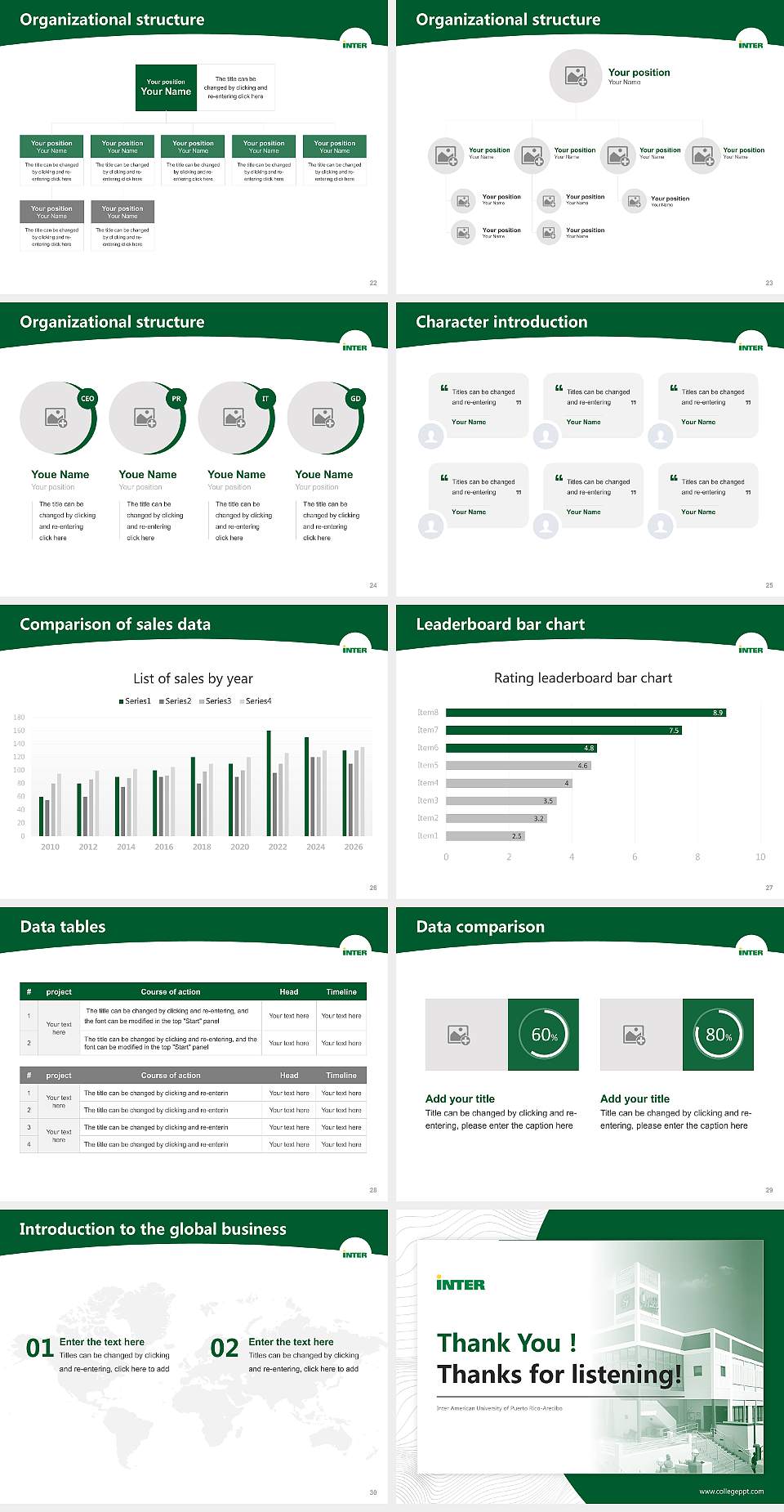 Inter American University of Puerto Rico-Arecibo Academic Presentation/Research Findings Report PPT Template4:3 ratio PPT effect preview image4