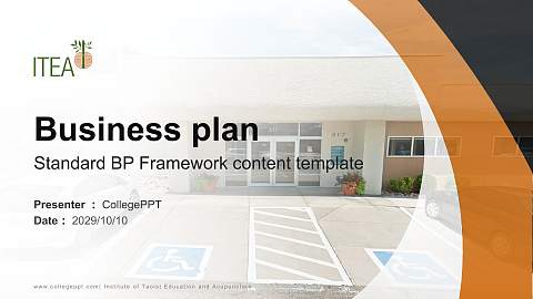 Institute of Taoist Education and Acupuncture Competition/Entrepreneurship Contest PPT Template