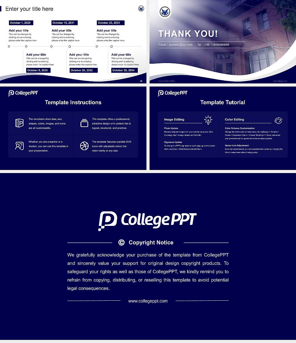 Institute of World Politics Lecture Sharing and Networking Event PPT Template16:9 ratio PPT effect preview image4