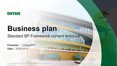 Inter American University of Puerto Rico-Barranquitas Competition/Entrepreneurship Contest PPT Template