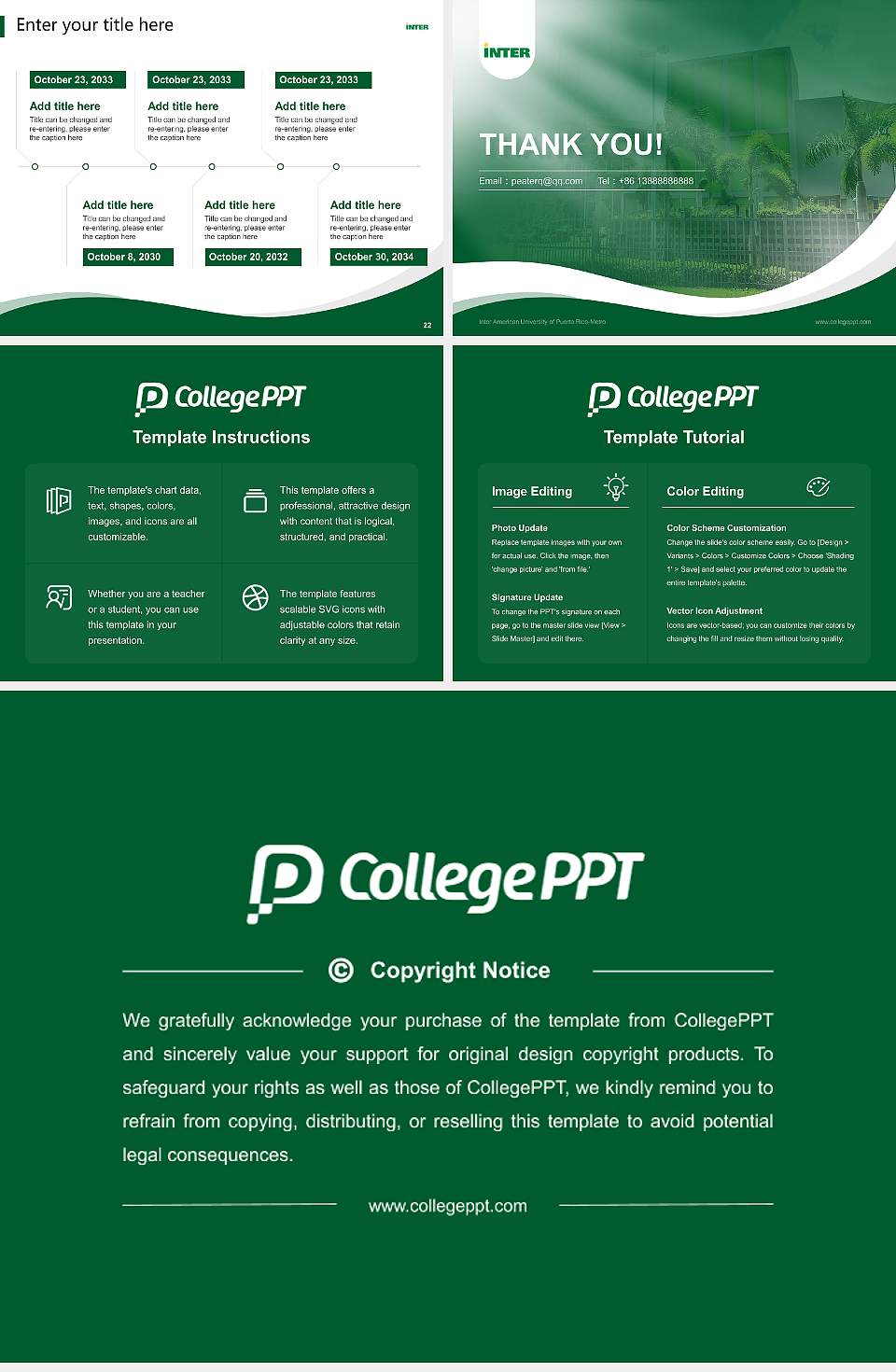 Inter American University of Puerto Rico-Metro Lecture Sharing and Networking Event PPT Template4:3 ratio PPT effect preview image4