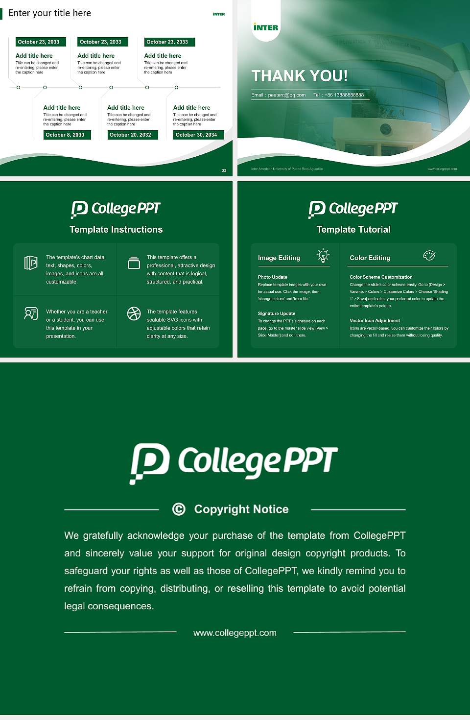 Inter American University of Puerto Rico-Aguadilla Lecture Sharing and Networking Event PPT Template4:3 ratio PPT effect preview image4