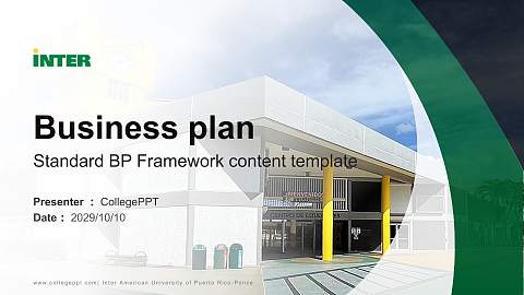 Inter American University of Puerto Rico-Ponce Competition/Entrepreneurship Contest PPT Template