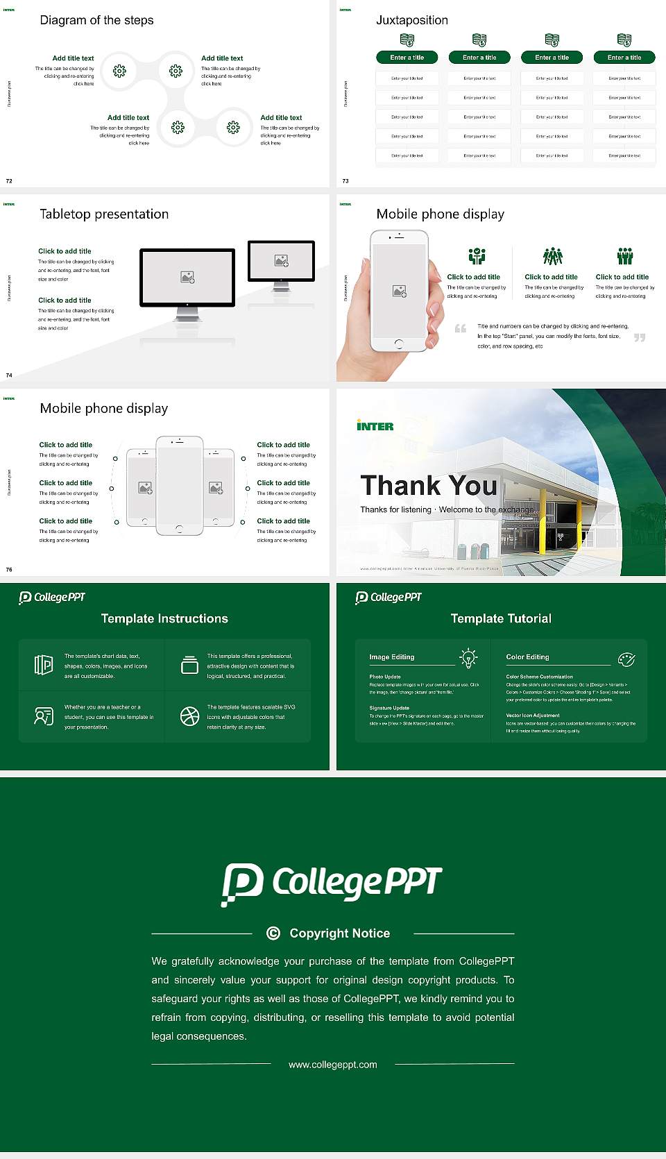 Inter American University of Puerto Rico-Ponce Competition/Entrepreneurship Contest PPT Template16:9 ratio PPT effect preview image9