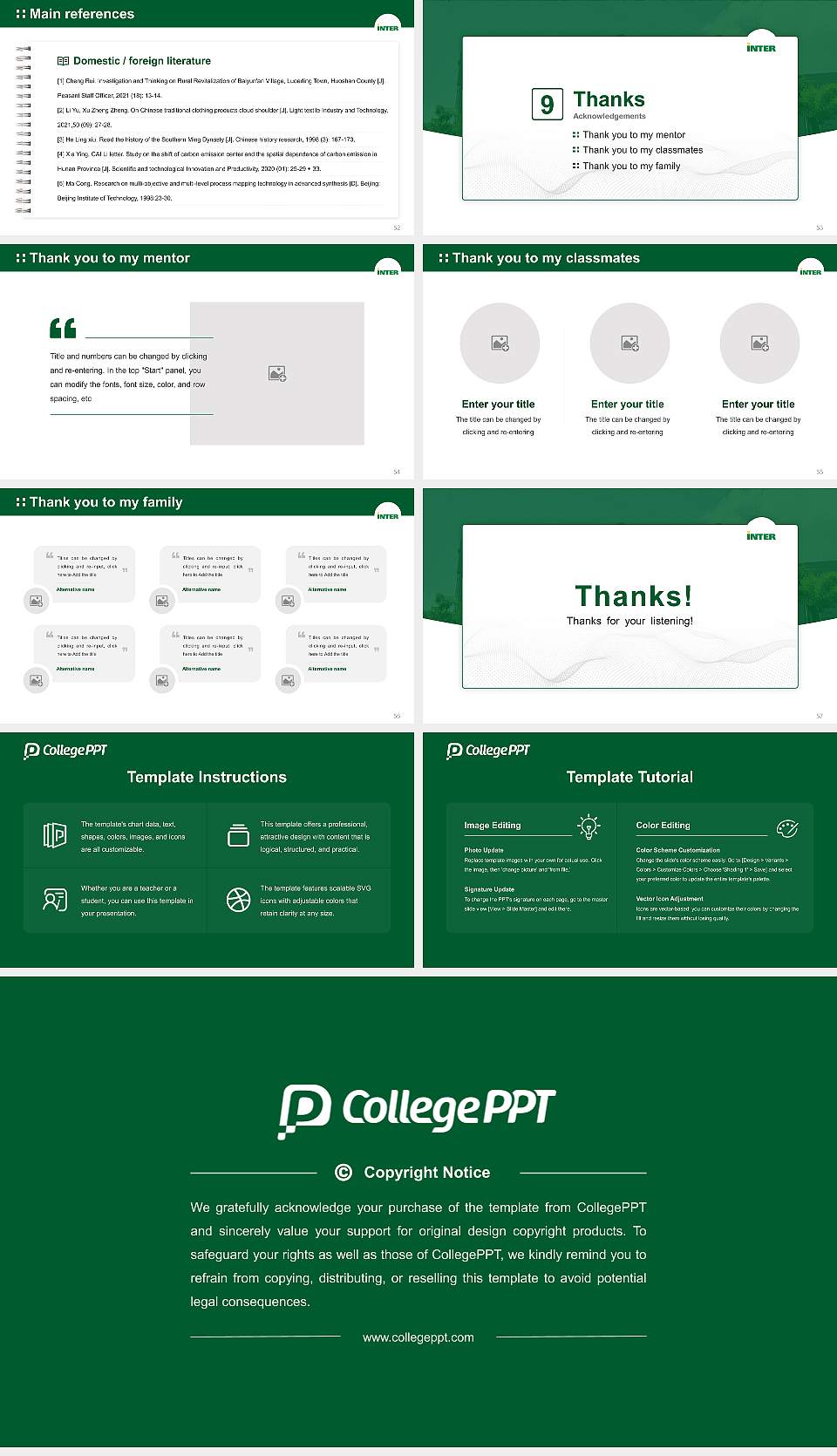Inter American University of Puerto Rico-Metro Graduation Thesis Defense PPT Template16:9 ratio PPT effect preview image7